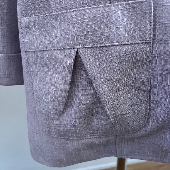 Alfred Dunner Lilac Spring/Summer Blazer  Size 18 NWT - Picture 5 of 10